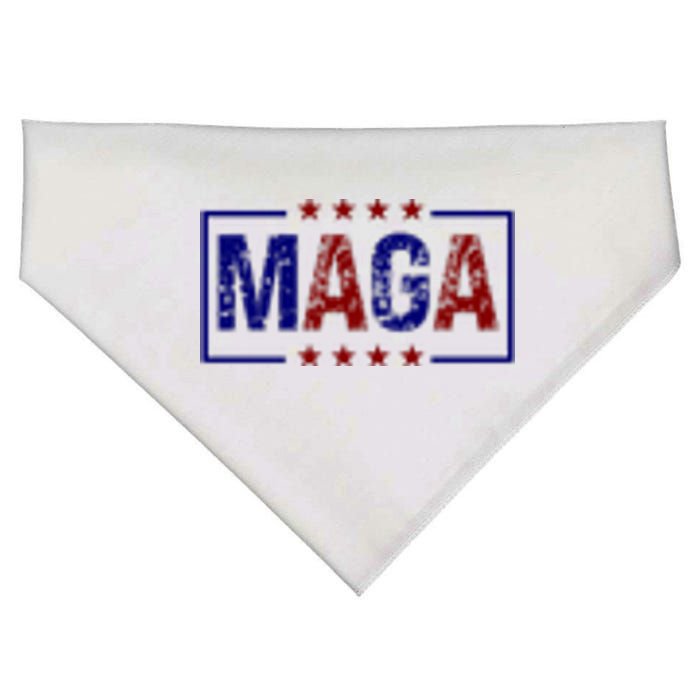 Maga Pocket Size Print Front And Back USA-Made Doggie Bandana