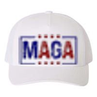 Maga Pocket Size Print Front And Back Yupoong Adult 5-Panel Trucker Hat