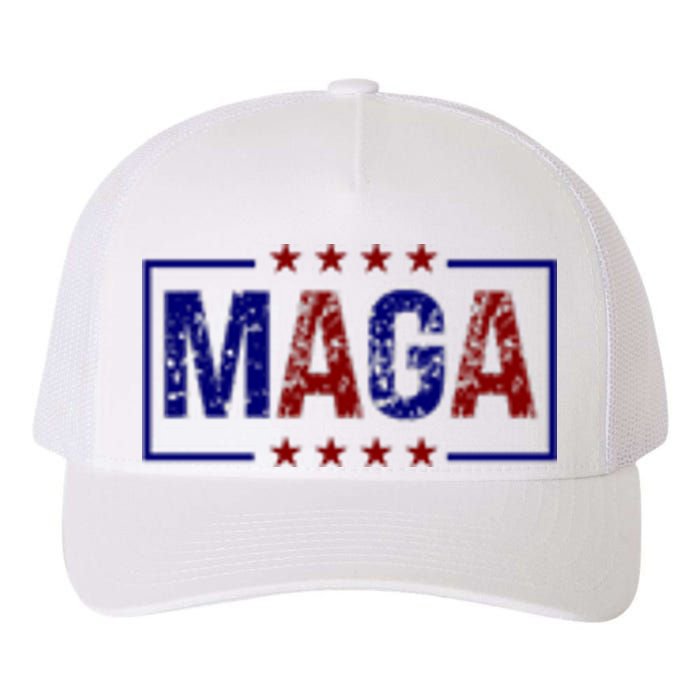 Maga Pocket Size Print Front And Back Yupoong Adult 5-Panel Trucker Hat