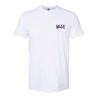 Maga Pocket Size Print Front And Back Softstyle CVC T-Shirt