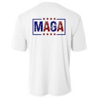 Maga Pocket Size Print Front And Back Cooling Performance Crew T-Shirt