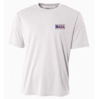 Maga Pocket Size Print Front And Back Cooling Performance Crew T-Shirt