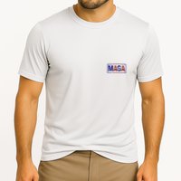 Maga Pocket Size Print Front And Back Performance Shirt