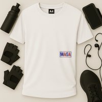 Maga Pocket Size Print Front And Back Performance Shirt