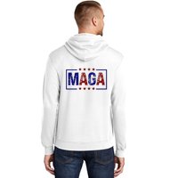 Maga Pocket Size Print Front And Back Hoodie