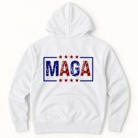 Maga Pocket Size Print Front And Back Hoodie