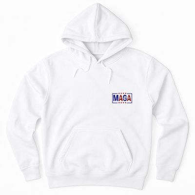 Maga Pocket Size Print Front And Back Hoodie