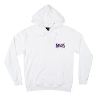 Maga Pocket Size Print Front And Back Hoodie