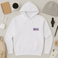 Maga Pocket Size Print Front And Back Hoodie