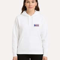 Maga Pocket Size Print Front And Back Hoodie