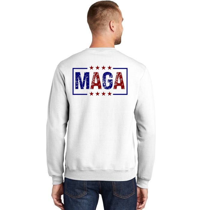 Maga Pocket Size Print Front And Back Sweatshirt