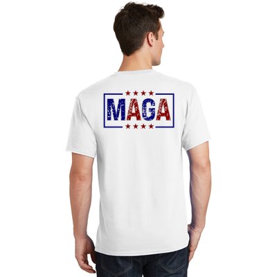 Maga Pocket Size Print Front And Back T-Shirt