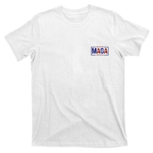 Maga Pocket Size Print Front And Back T-Shirt