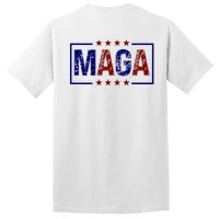 Maga Pocket Size Print Front And Back Tall T-Shirt