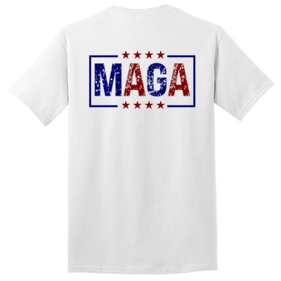 Maga Pocket Size Print Front And Back Tall T-Shirt