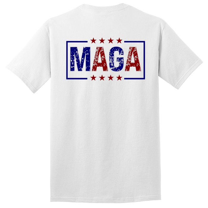 Maga Pocket Size Print Front And Back Tall T-Shirt