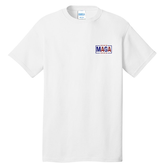 Maga Pocket Size Print Front And Back Tall T-Shirt