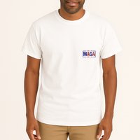 Maga Pocket Size Print Front And Back Tall T-Shirt