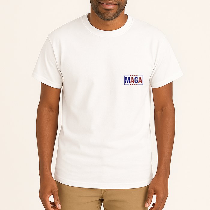 Maga Pocket Size Print Front And Back Tall T-Shirt