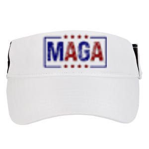 Maga Pocket Size Print Front And Back Adult Drive Performance Visor