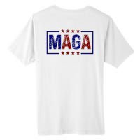 Maga Pocket Size Print Front And Back Tall Fusion ChromaSoft Performance T-Shirt