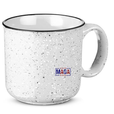 Maga Pocket Size Print Front And Back 15oz Campfire Ceramic Mug