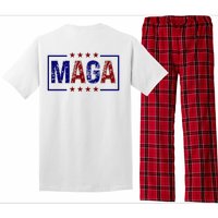 Maga Pocket Size Print Front And Back Pajama Set