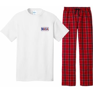 Maga Pocket Size Print Front And Back Pajama Set