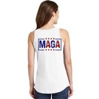 Maga Pocket Size Print Front And Back Ladies Essential Tank