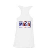 Maga Pocket Size Print Front And Back Ladies Essential Flowy Tank