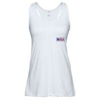 Maga Pocket Size Print Front And Back Ladies Essential Flowy Tank