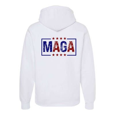 Maga Pocket Size Print Front And Back Premium Hoodie