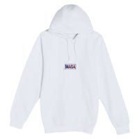 Maga Pocket Size Print Front And Back Premium Pullover Hoodie