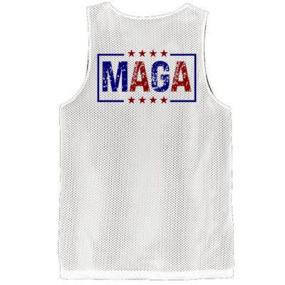 Maga Pocket Size Print Front And Back Mesh Reversible Basketball Jersey Tank