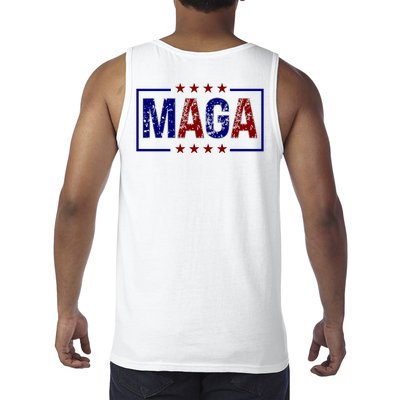 Maga Pocket Size Print Front And Back Tank Top