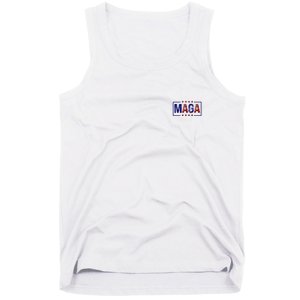 Maga Pocket Size Print Front And Back Tank Top