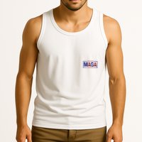 Maga Pocket Size Print Front And Back Tank Top