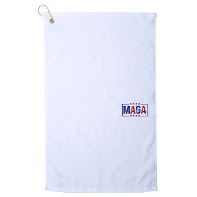 Maga Pocket Size Print Front And Back Golf Towel