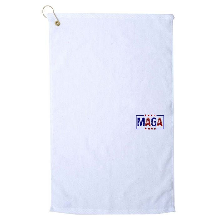 Maga Pocket Size Print Front And Back Golf Towel