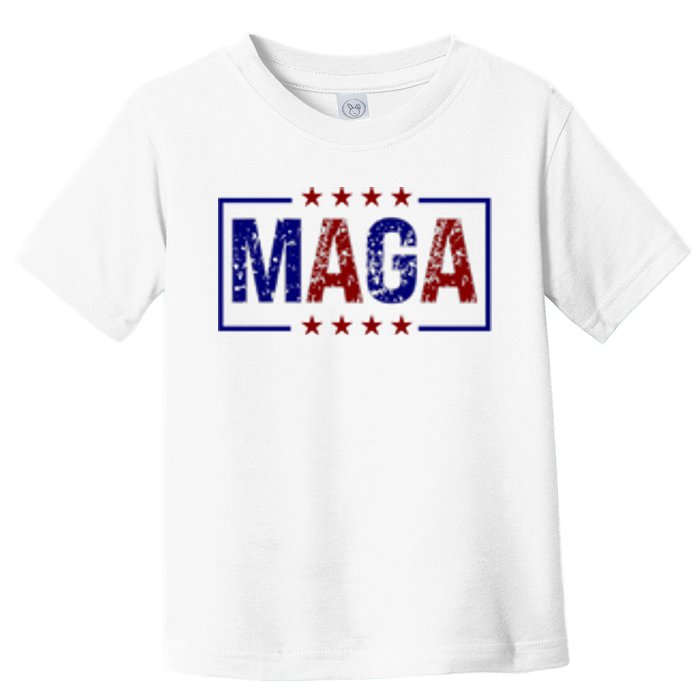 Maga Pocket Size Print Front And Back Toddler T-Shirt