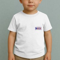 Maga Pocket Size Print Front And Back Toddler T-Shirt