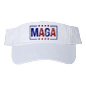 Maga Pocket Size Print Front And Back Valucap Bio-Washed Visor