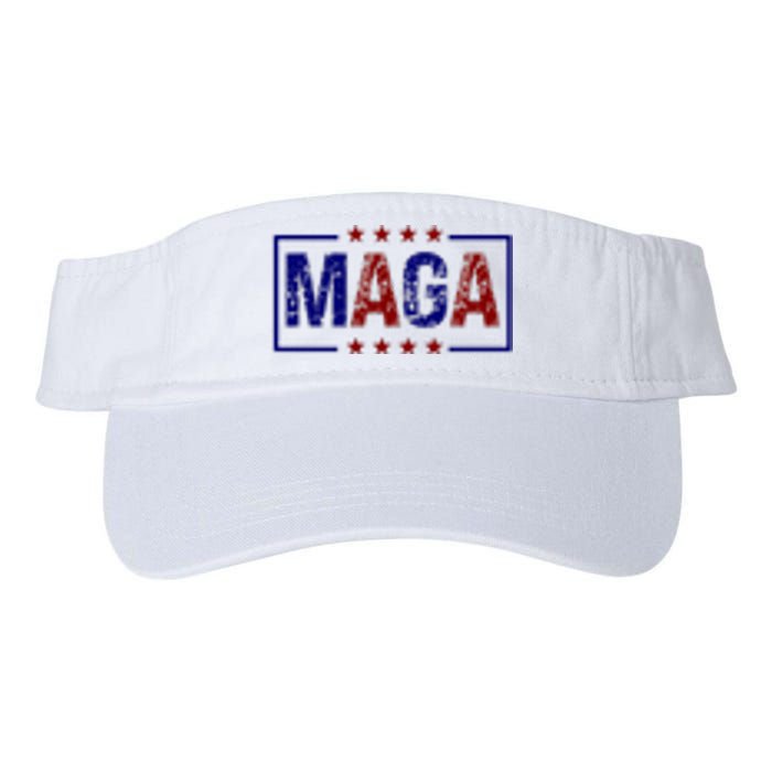 Maga Pocket Size Print Front And Back Valucap Bio-Washed Visor