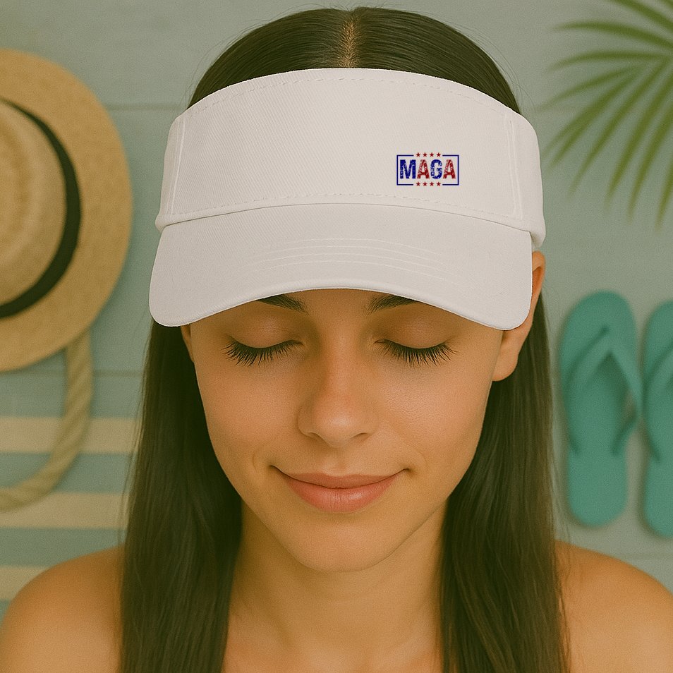Maga Pocket Size Print Front And Back Visor