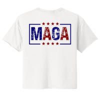 Maga Pocket Size Print Front And Back Women's Crop Top Tee