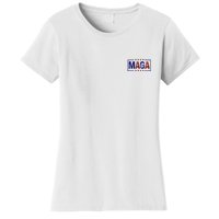 Maga Pocket Size Print Front And Back Women's T-Shirt