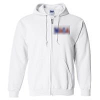 Maga Pocket Size Print Front And Back Full Zip Hoodie