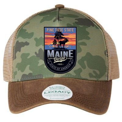 Main Pine Tree State Legacy Tie Dye Trucker Hat