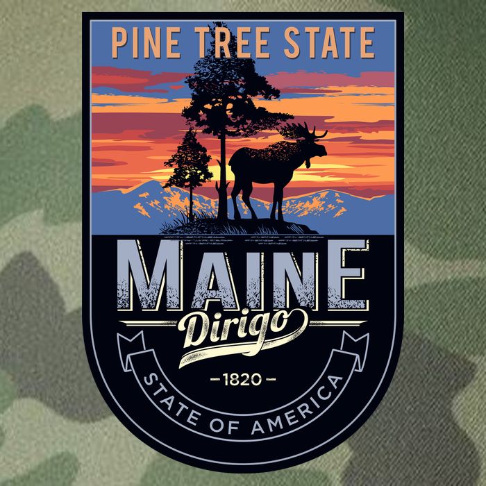 Main Pine Tree State Legacy Tie Dye Trucker Hat