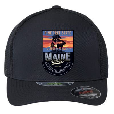 Main Pine Tree State Flexfit Unipanel Trucker Cap